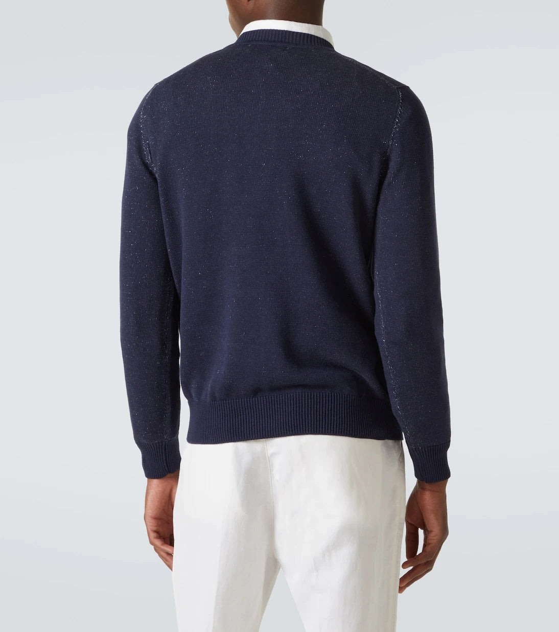 Brunello Cucinelli - Intarsia cotton sweater