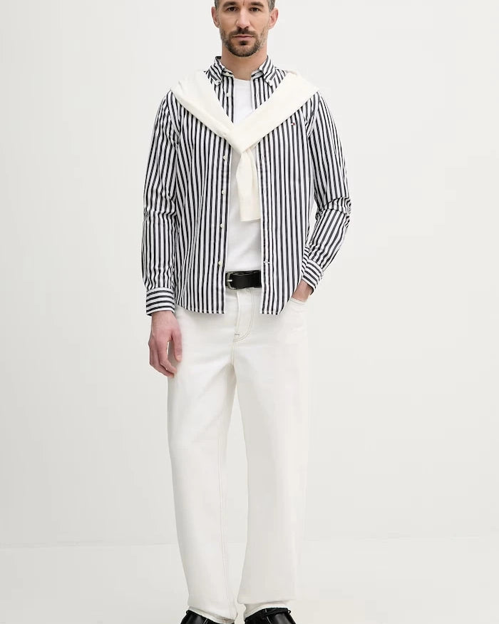 Tommy Hilfiger Erkek Pamuklu Gömlek