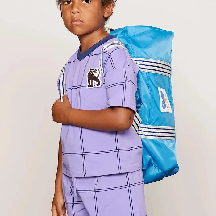 Mini Rodini къс панталон за деца с памук Check