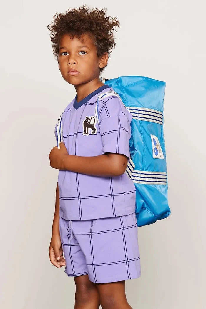 Mini Rodini къс панталон за деца с памук Check