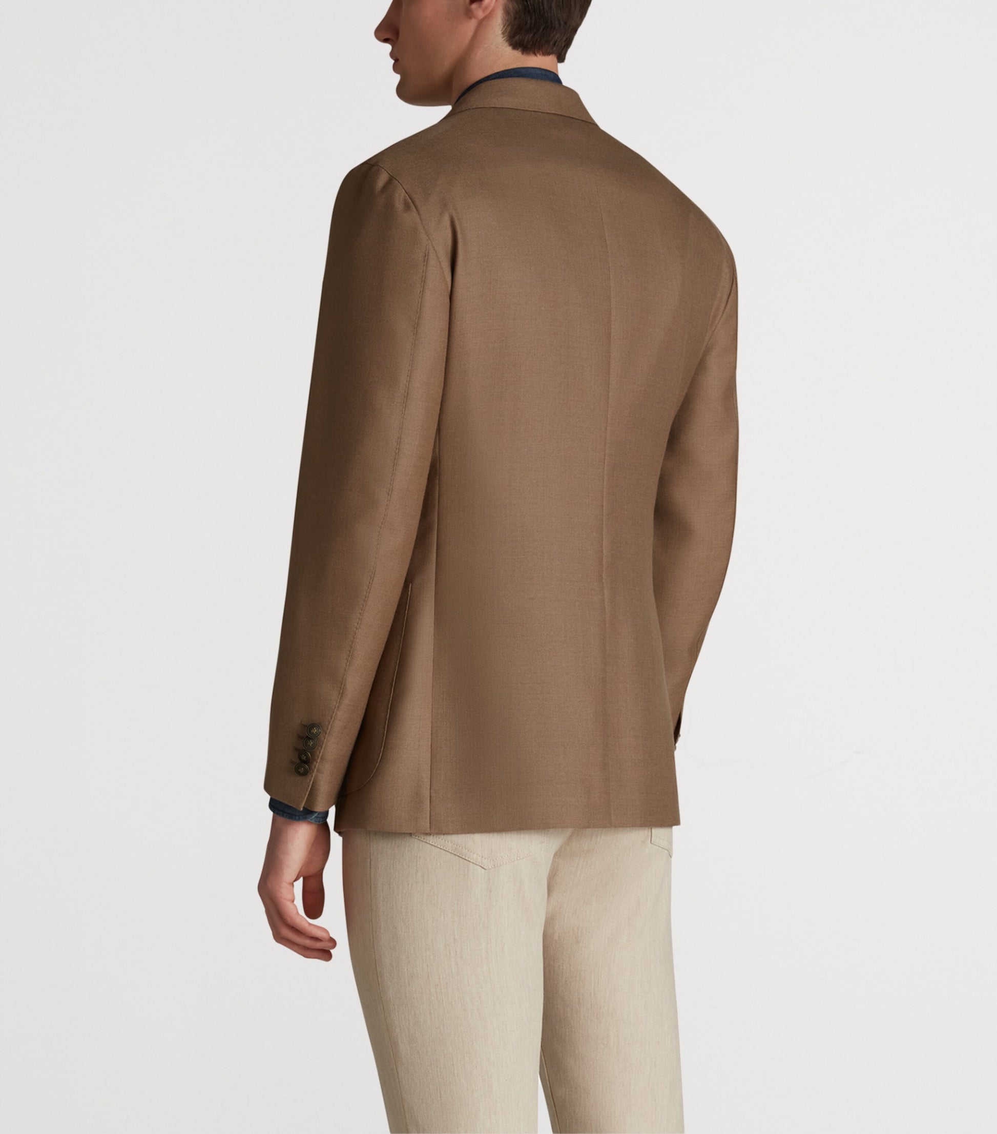Dunhill Brown Cashmere-Mohair-Silk Cavendish Blazer
