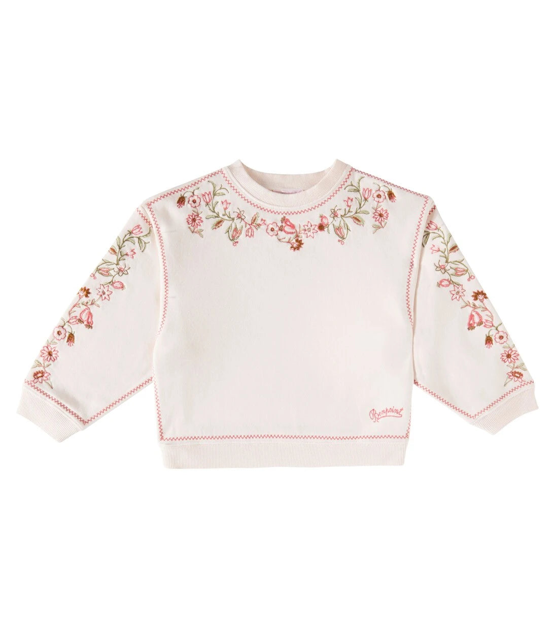 Bonpoint - Dolores embroidered cotton sweatshirt