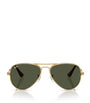 Ray-Ban Gold RB3925 Metal Aviator Max Sunglasses