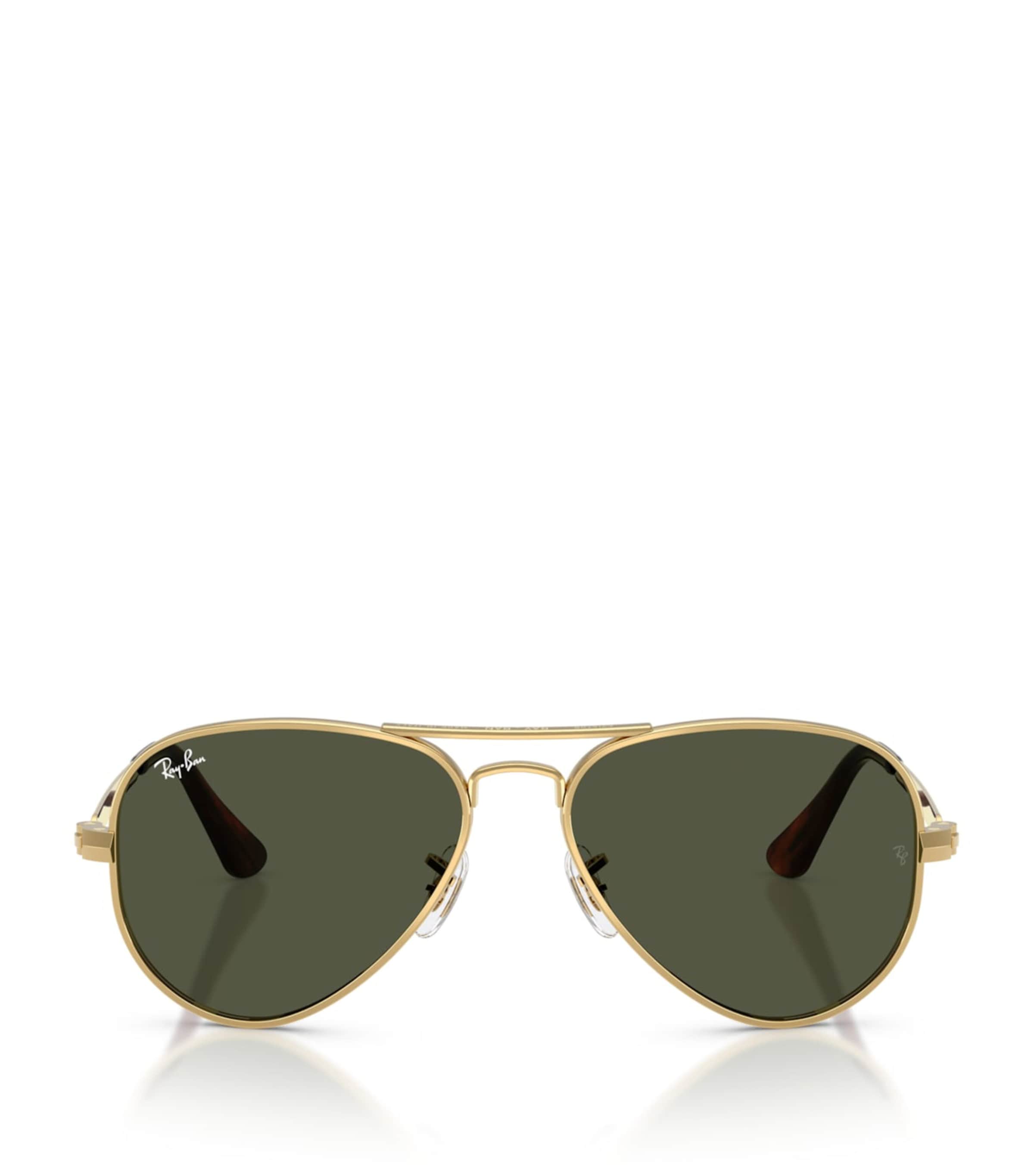 Ray-Ban Gold RB3925 Metal Aviator Max Sunglasses