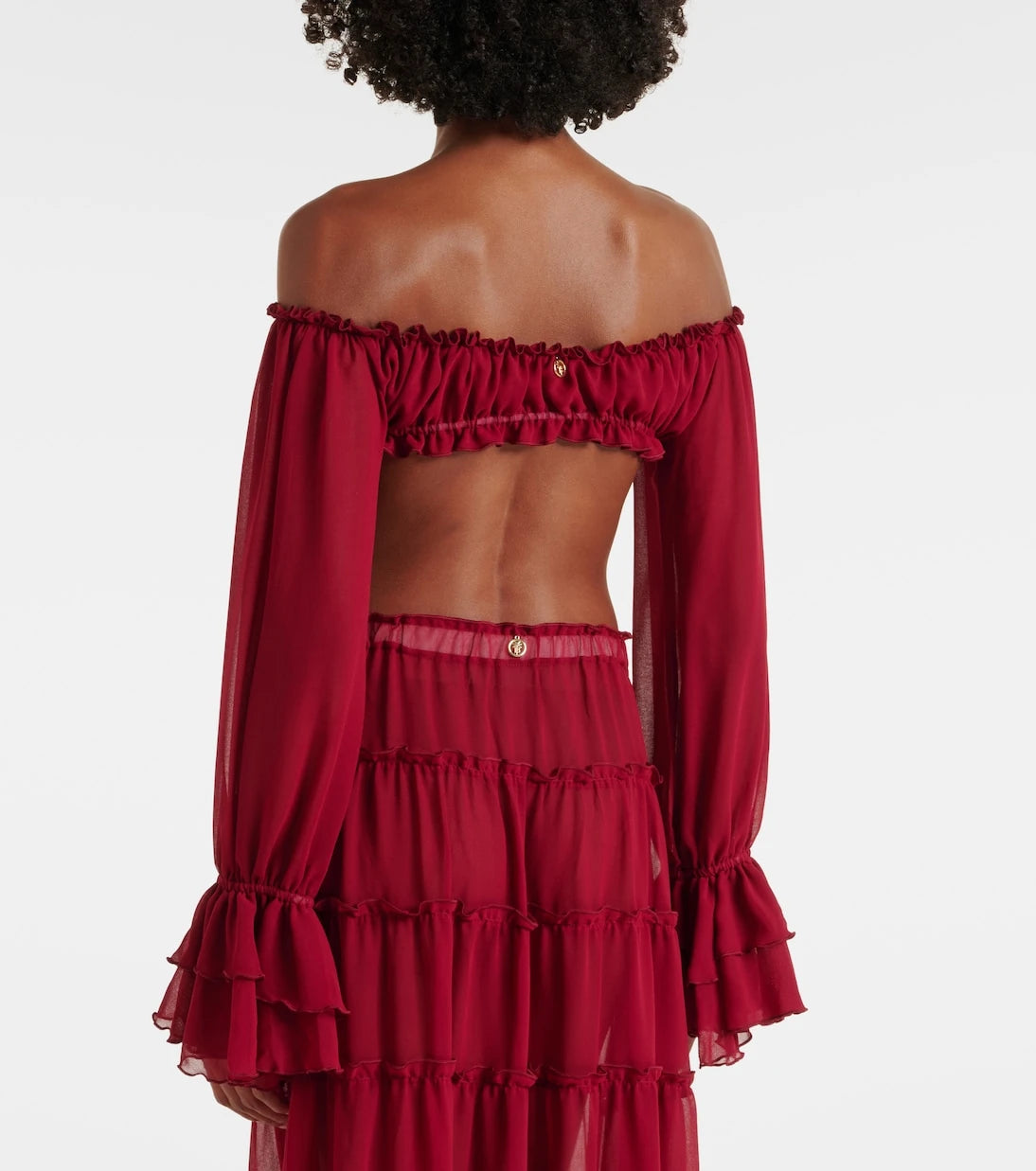 Bananhot - Elma off-shoulder crop top