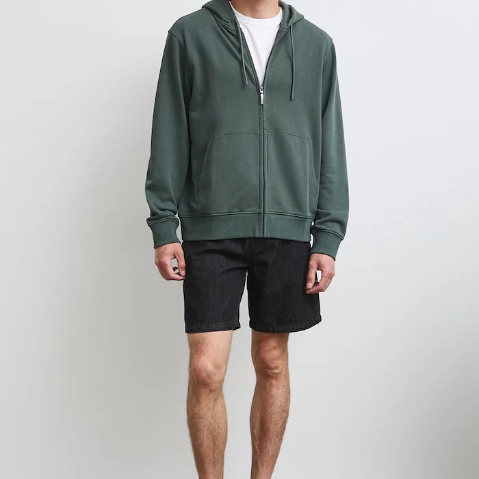 Medicine fermuarlı ve kapüşonlu erkek pamuklu sweatshirt