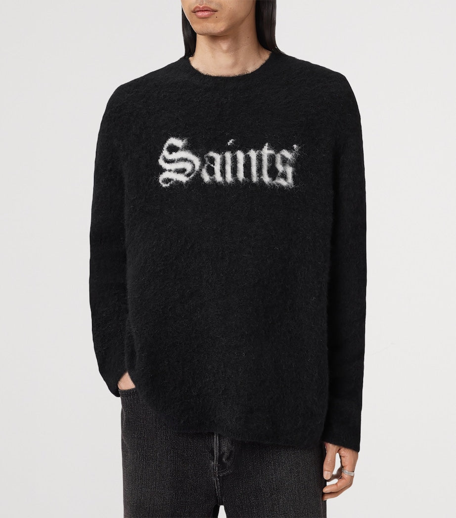Wool-Blend Saints Sweater
