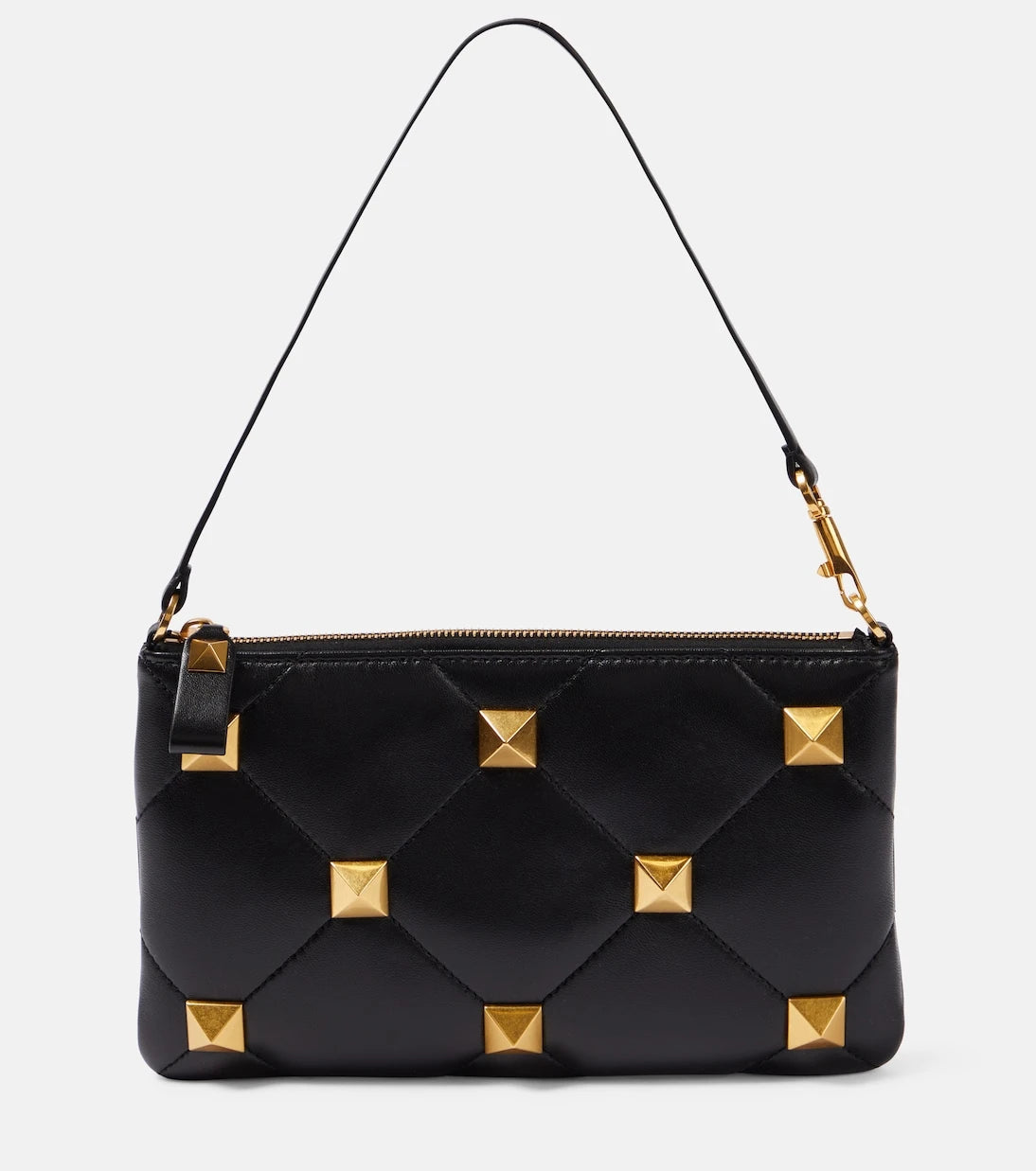 Valentino Garavani - Roman Stud quilted leather pouch