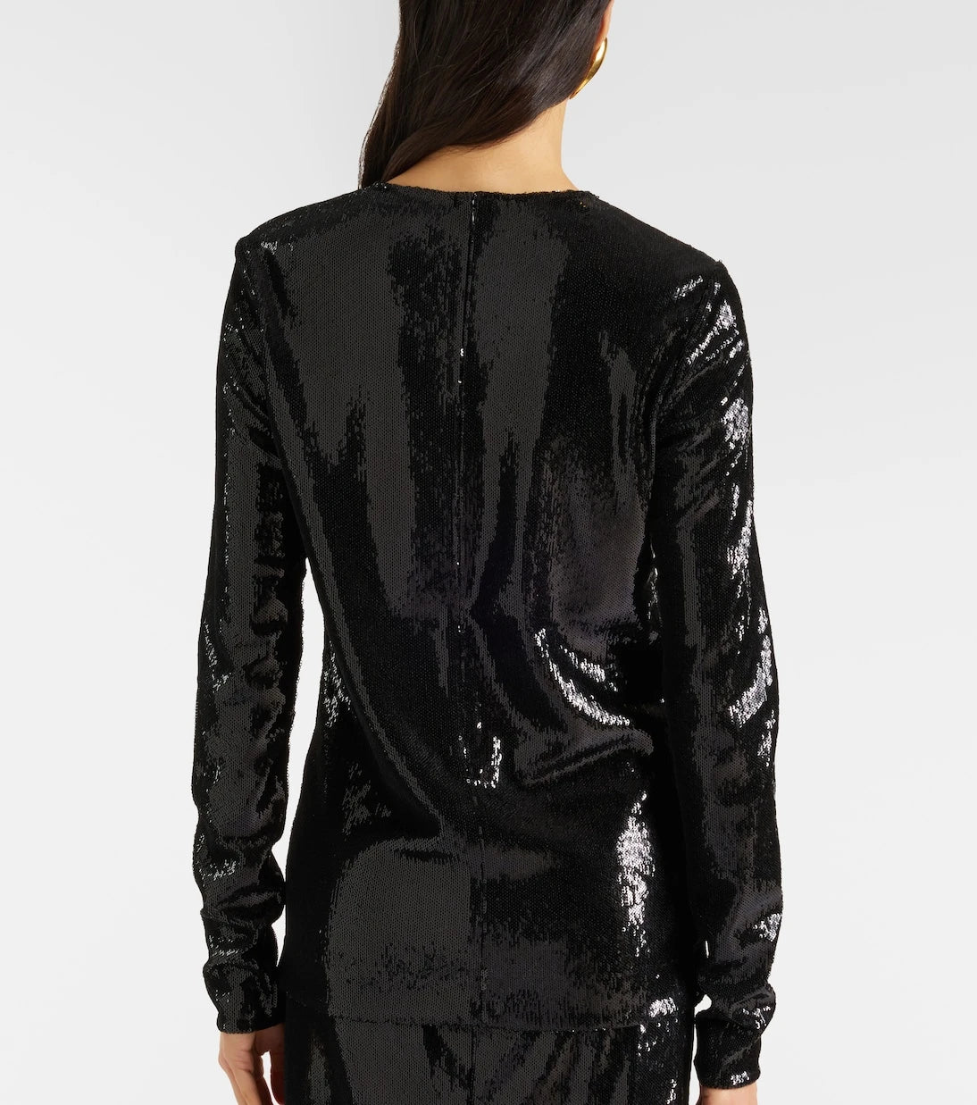 Toteme - Sequined jersey top