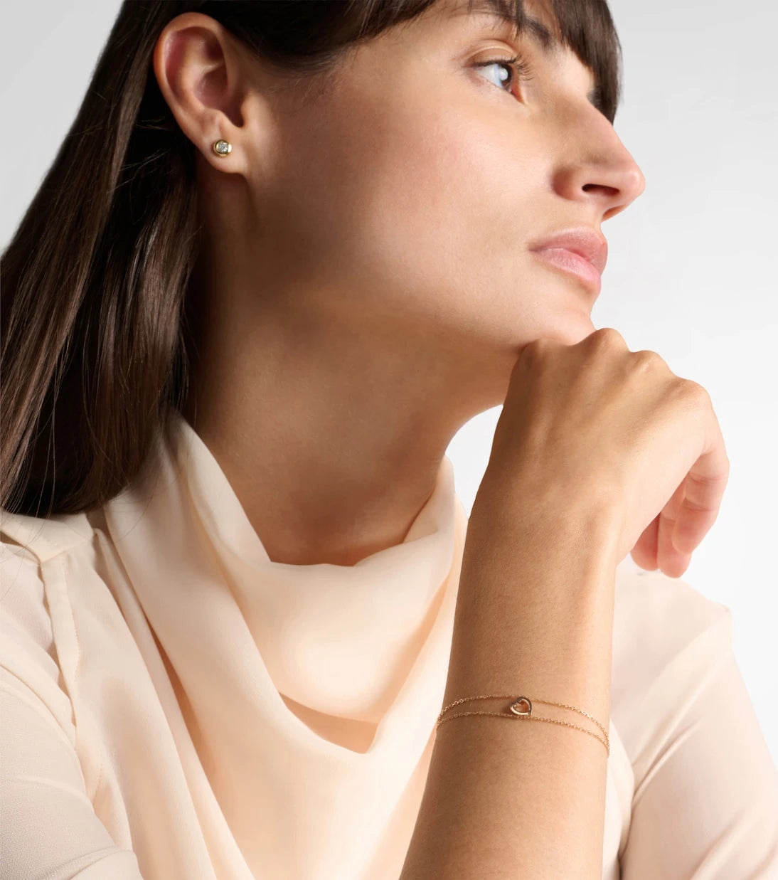 Repossi - Letters 18kt rose gold bracelet