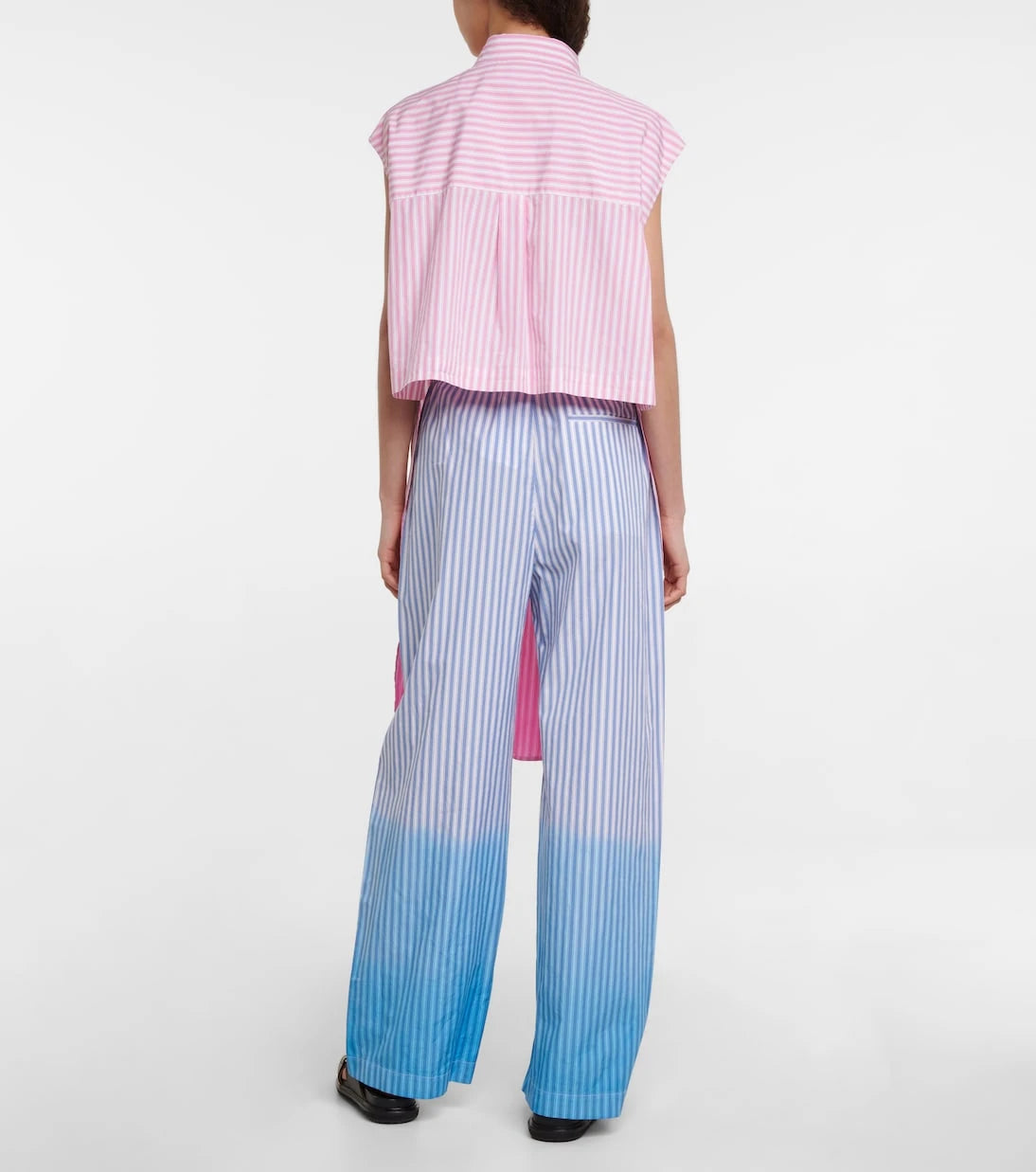 Marni - Striped cotton poplin shirt dress