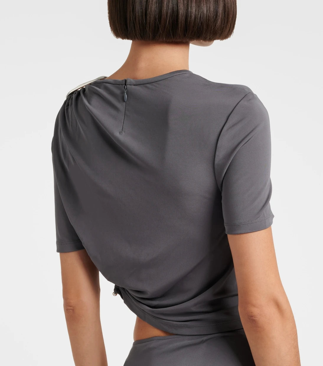 Christopher Esber - Orica embellished jersey top