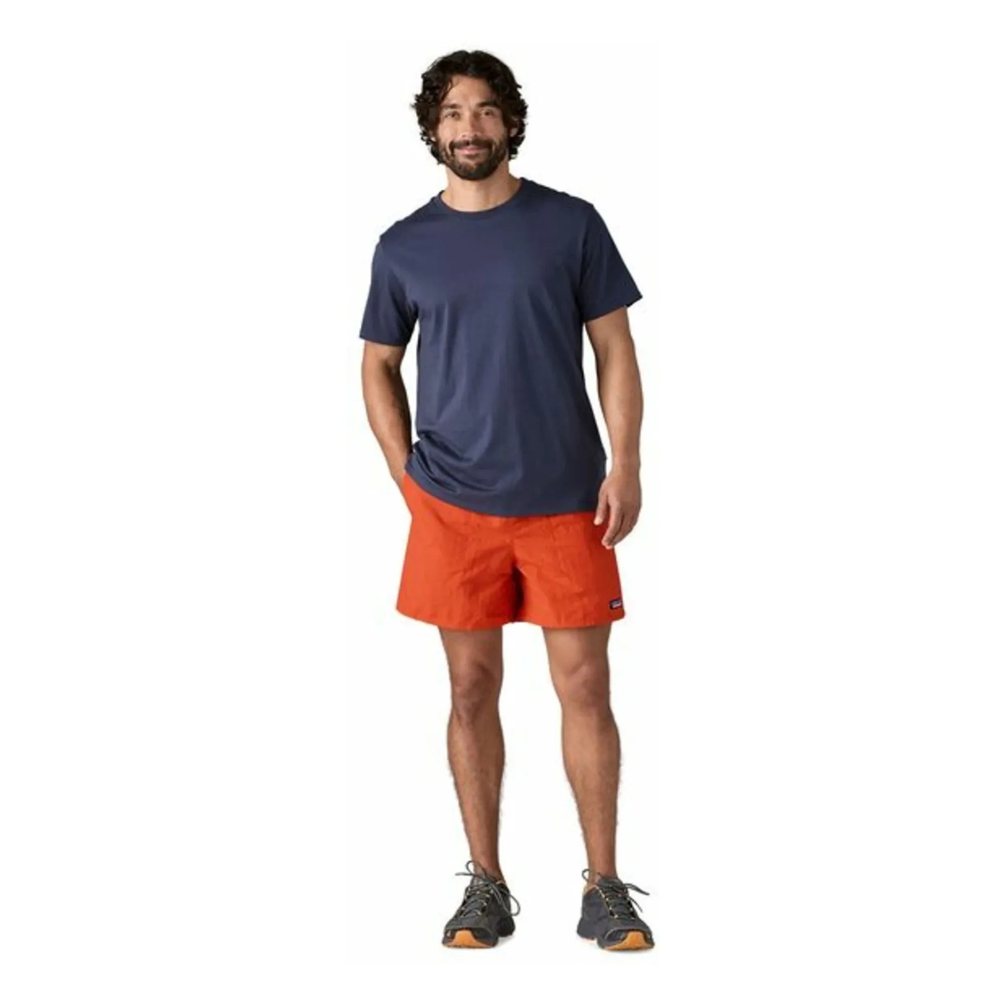 Patagonia - Baggy Recycled Fiber Swim Shorts | Blood orange