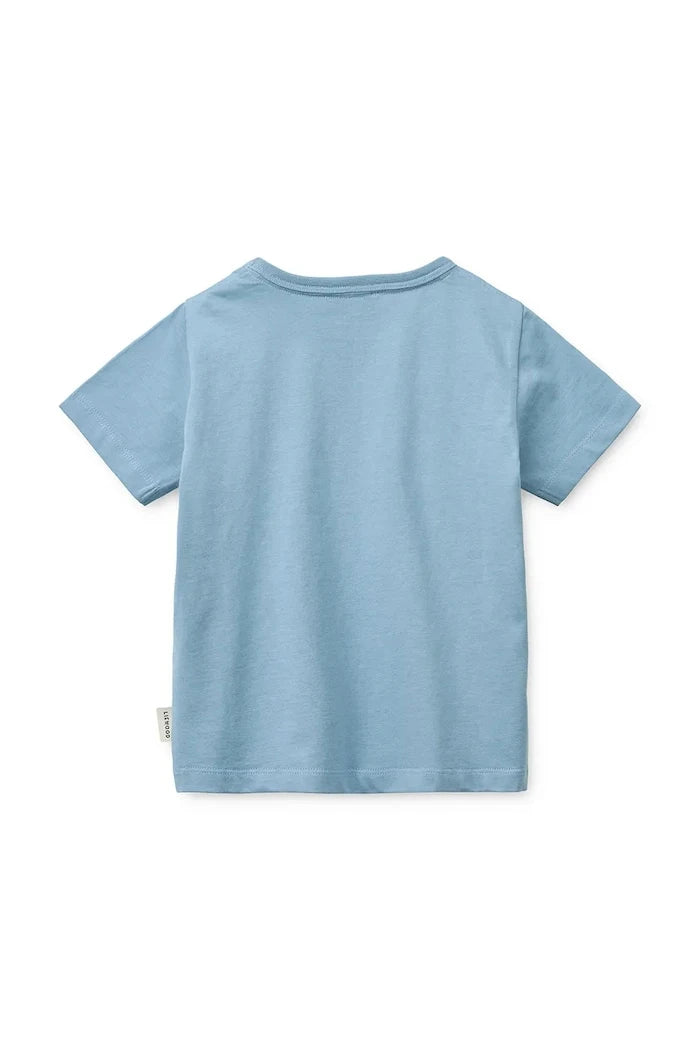 Liewood Apia Placement Shortsleeve T-shirt Çocuk Pamuklu Tişört