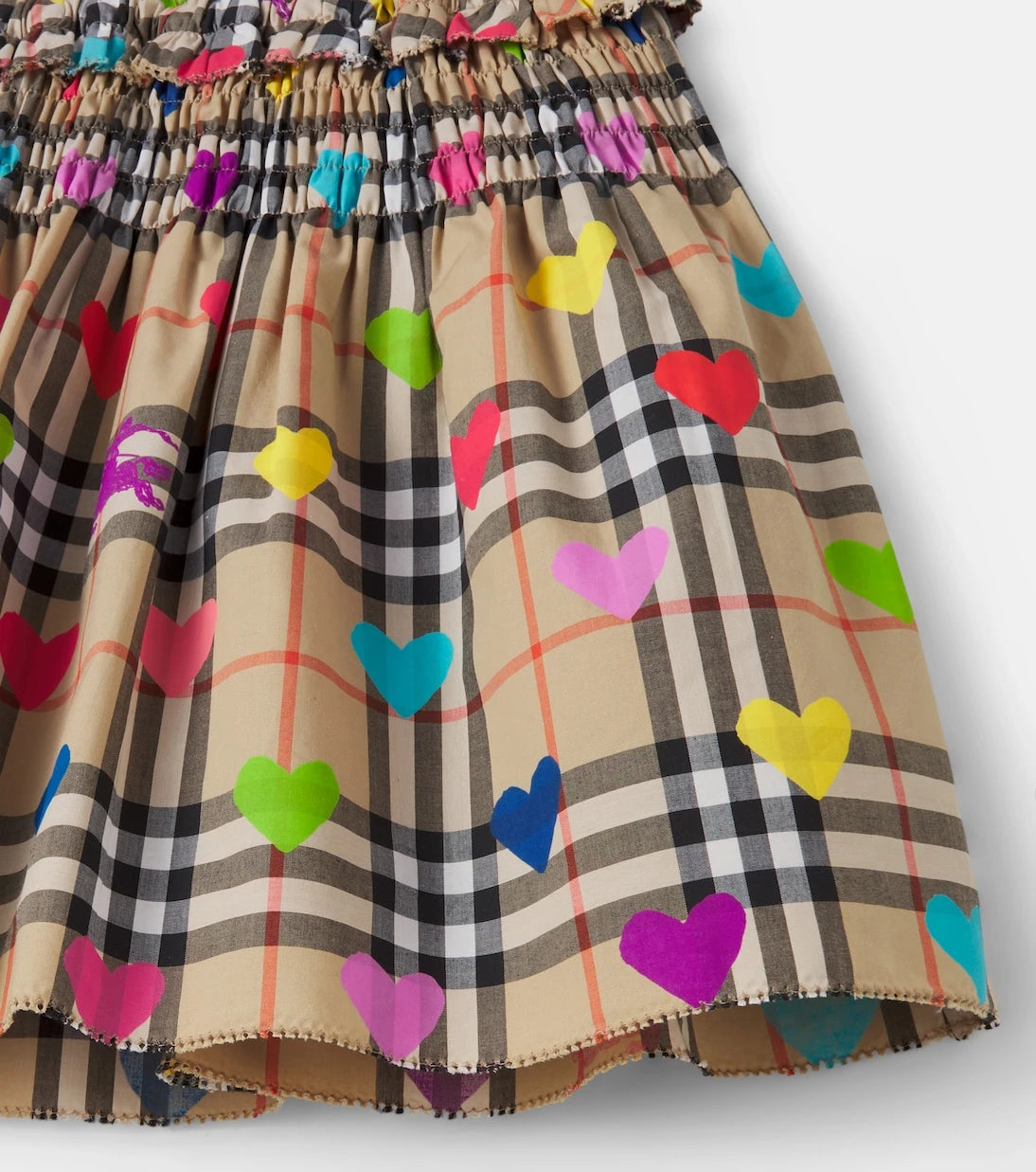 Burberry Kids - Burberry Check printed cotton skirt