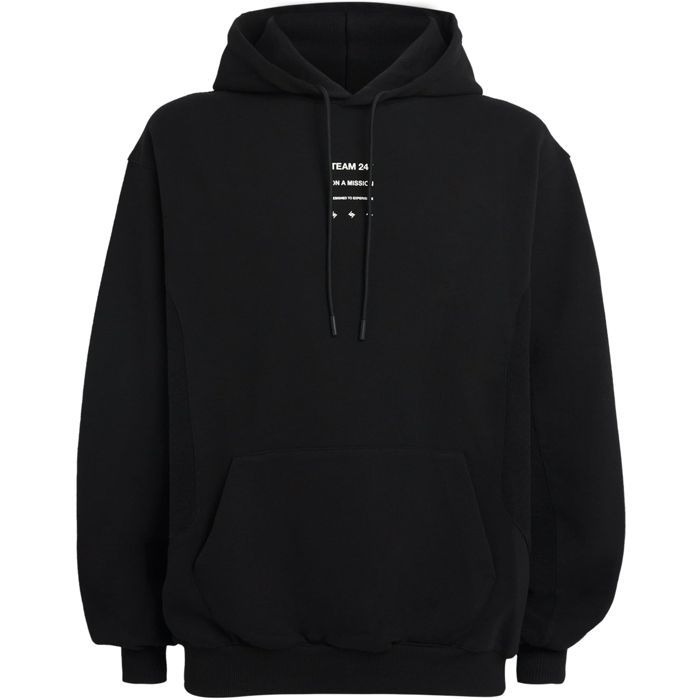 Represent 247 Black Oversized Uprising Hoodie