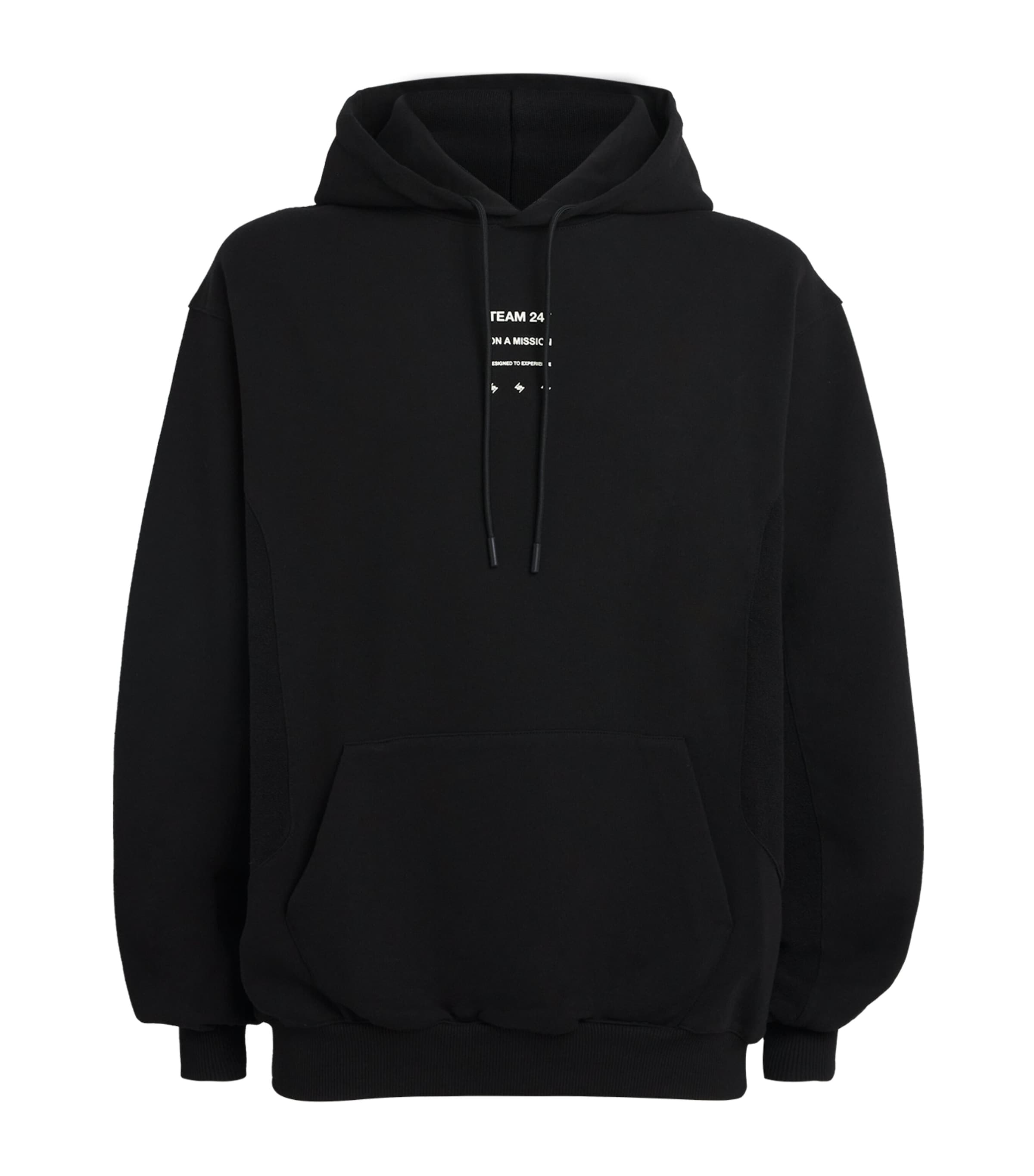 Represent 247 Black Oversized Uprising Hoodie