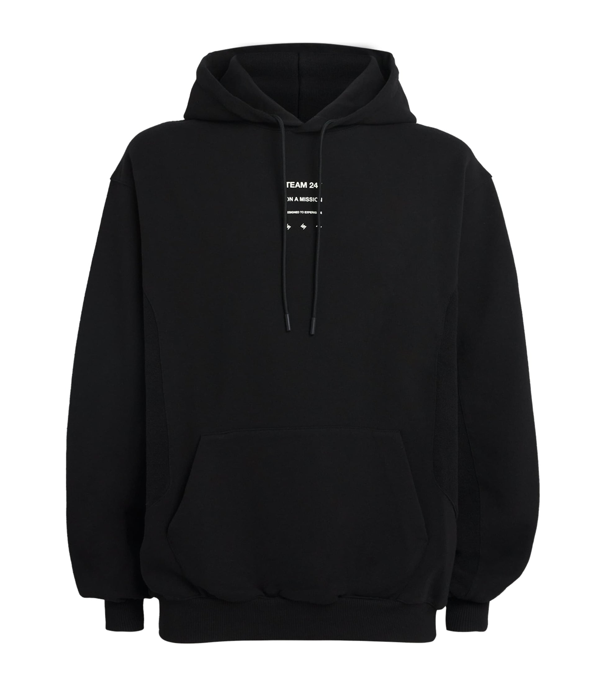 Represent 247 Black Oversized Uprising Hoodie