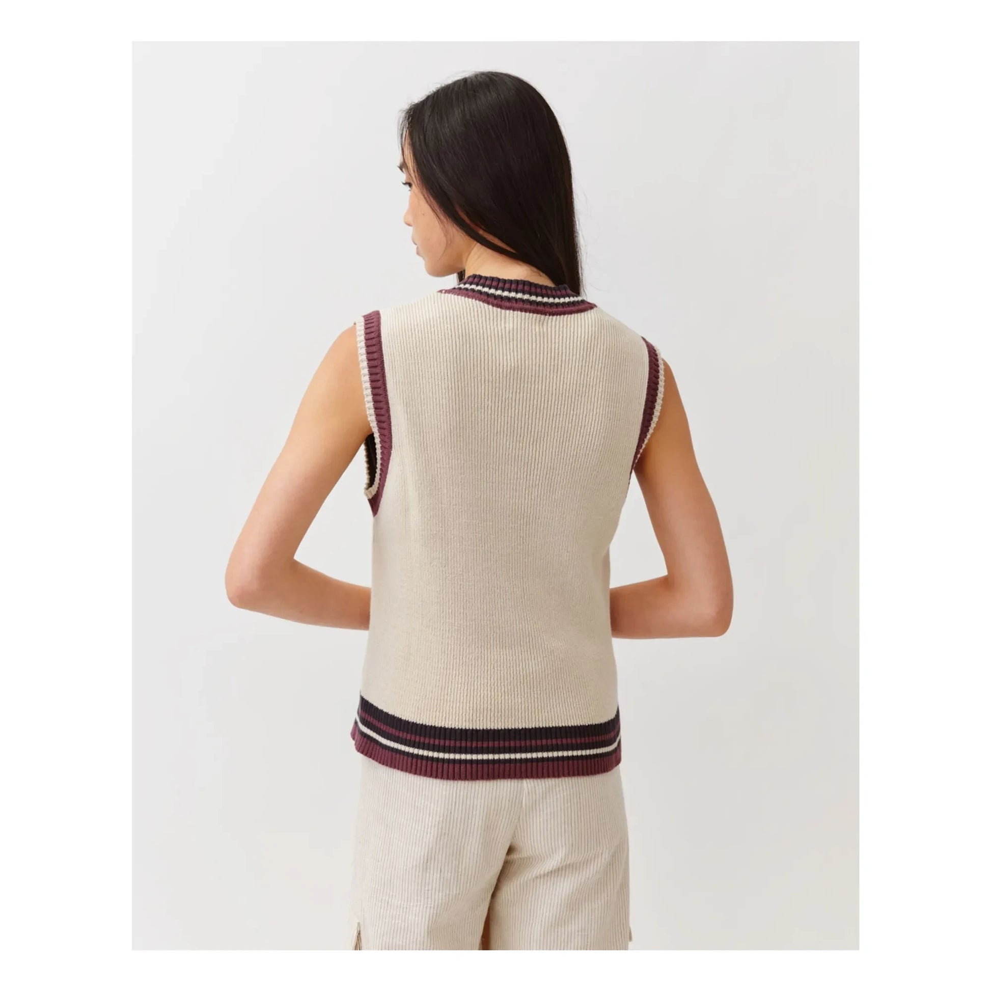 Diega - Gifao Cotton Vest | Ecru