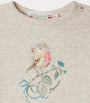 Cotton Long-Sleeve Bird T-Shirt (6-18 Months)