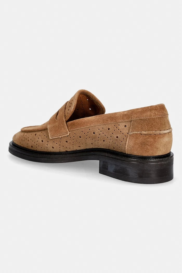 Billi Bi kadın süet mokasen Cuoio babysilk suede
