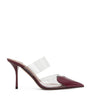 Patent Leather Le Coeur Mules 90 Red