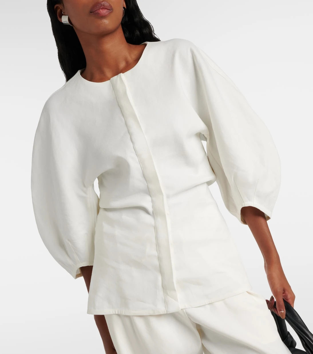 Proenza Schouler - Linen-blend top