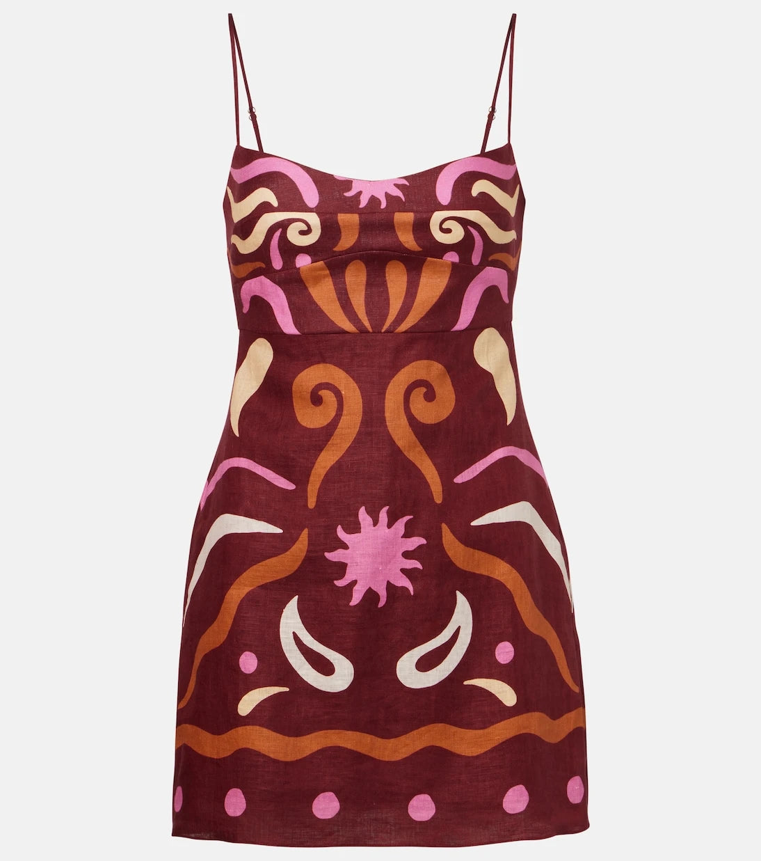 Cala de la Cruz - Lucca printed linen minidress