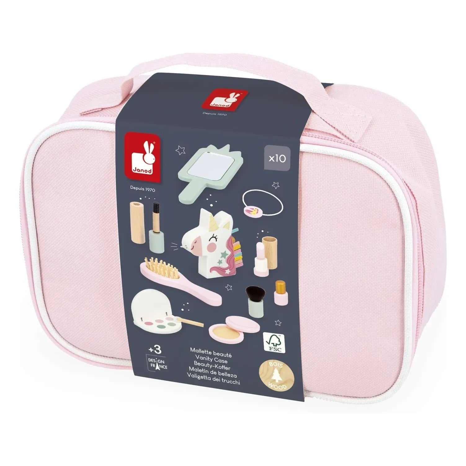 Janod - Unicorn beauty case