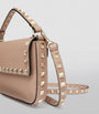 Valentino Garavani Nude Leather Rockstud Cross-Body Pouch