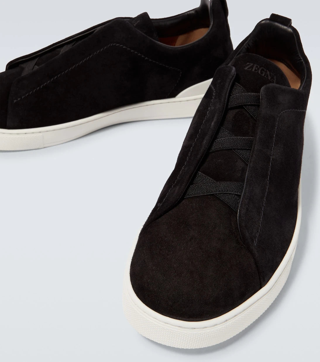 Zegna - Triple Stitch suede sneakers