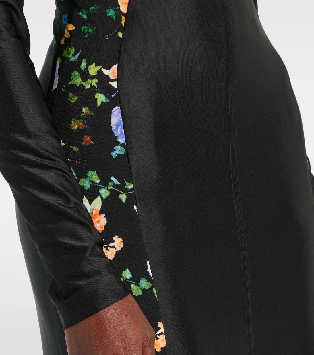 Rabanne - Floral jersey maxi dress