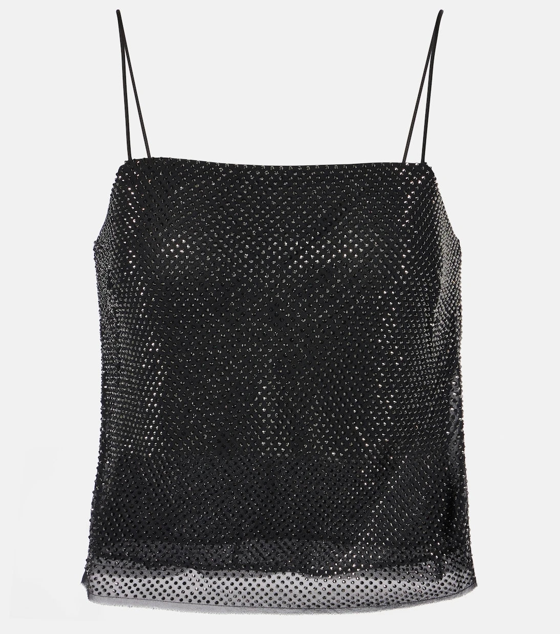 رولاند موريه - قميص داخلي من الشيفون الحريري المزين