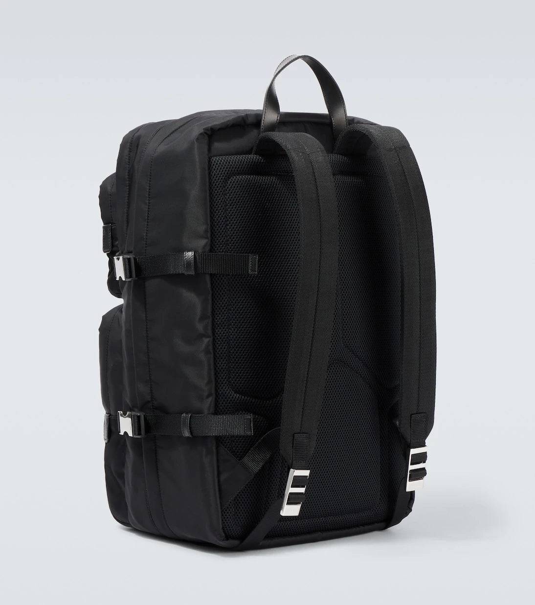 Prada - Re-Nylon leather-trimmed backpack