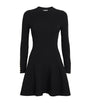 Claudie Pierlot Black Rib-Knit Mini Dress