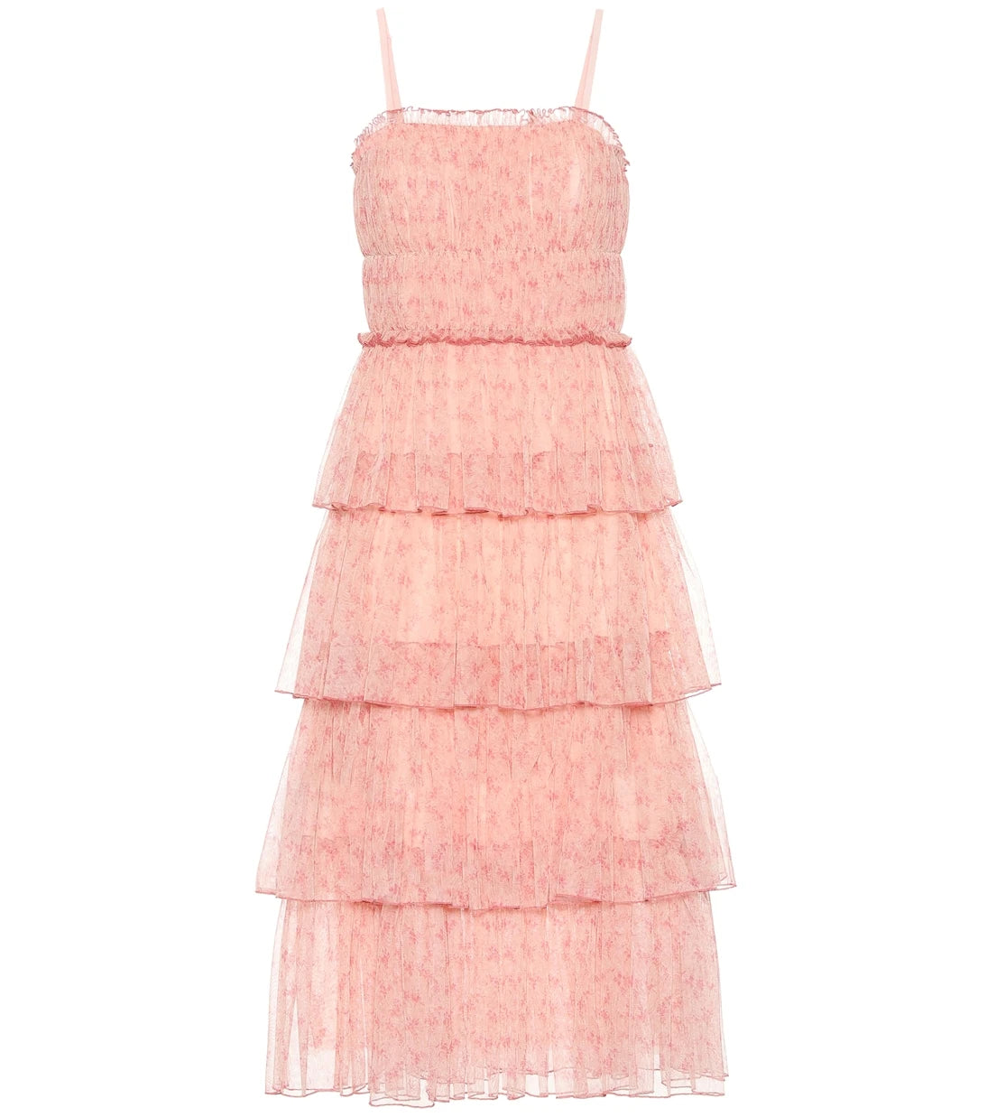 Simkhai - Harlyn floral tulle midi dress