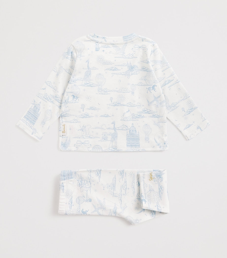 Harrods Pima Cotton Balloon Top and Trousers Set (0-18 Months)