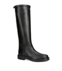 Tod's Black Leather Knee-High Boots