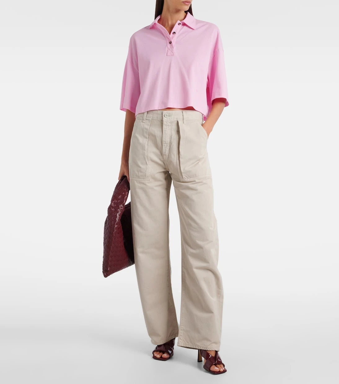 Agolde - Sefton high-rise barrel-leg pants