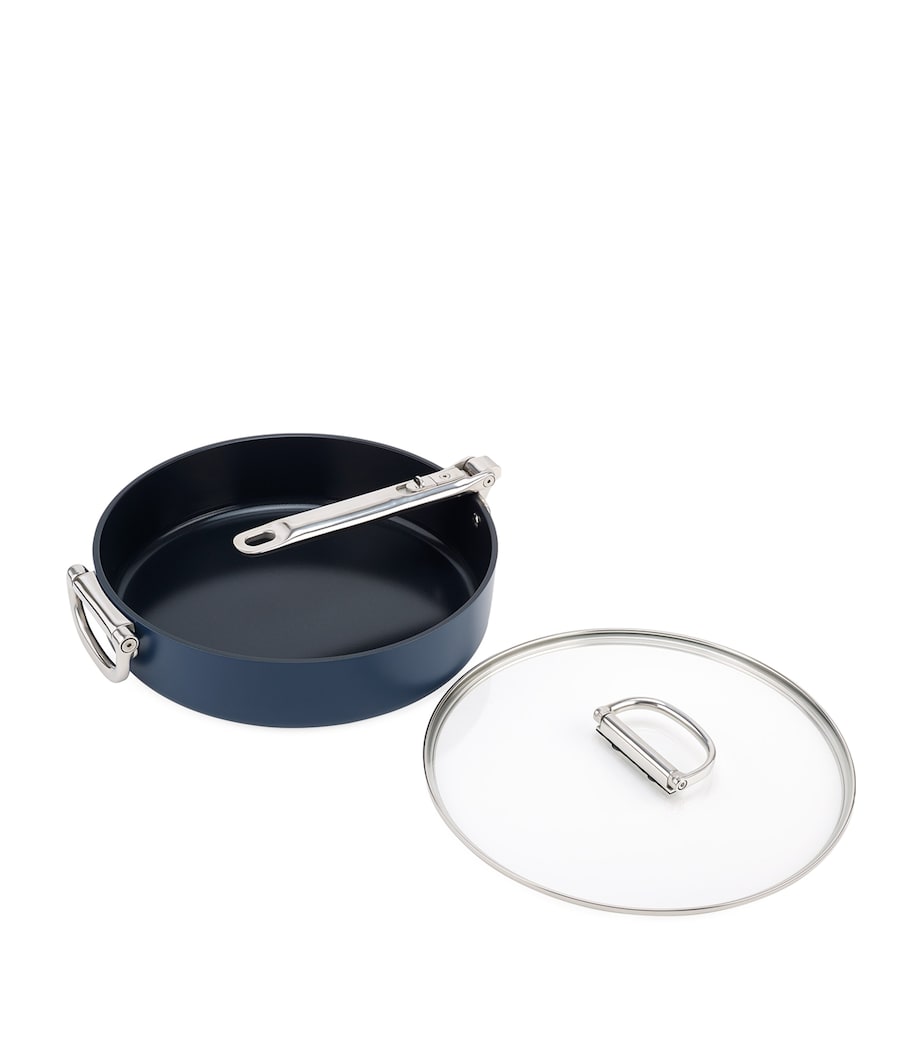 Space Non-Stick Folding Handle Saute Pan and Lid (28cm)