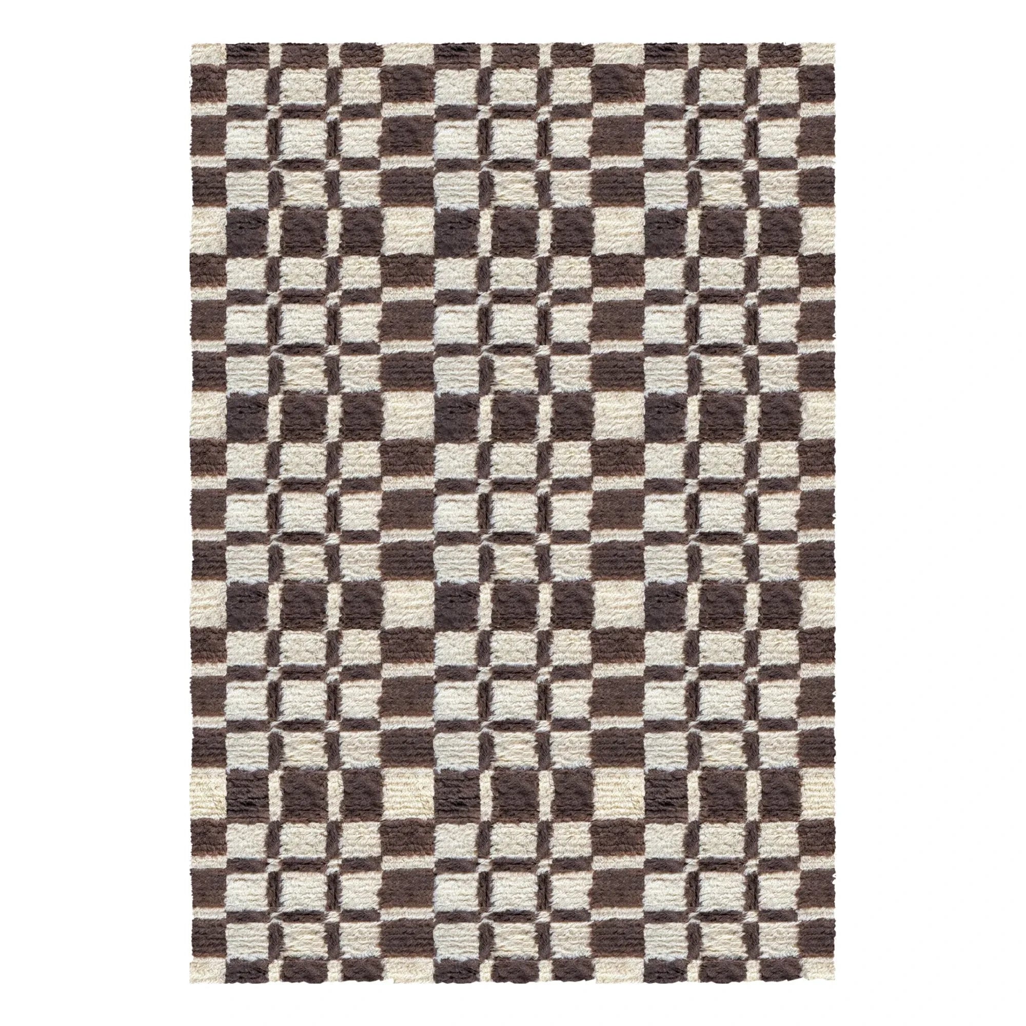 Layered - Chestnut wool rug, Evelina Kroon | Brown