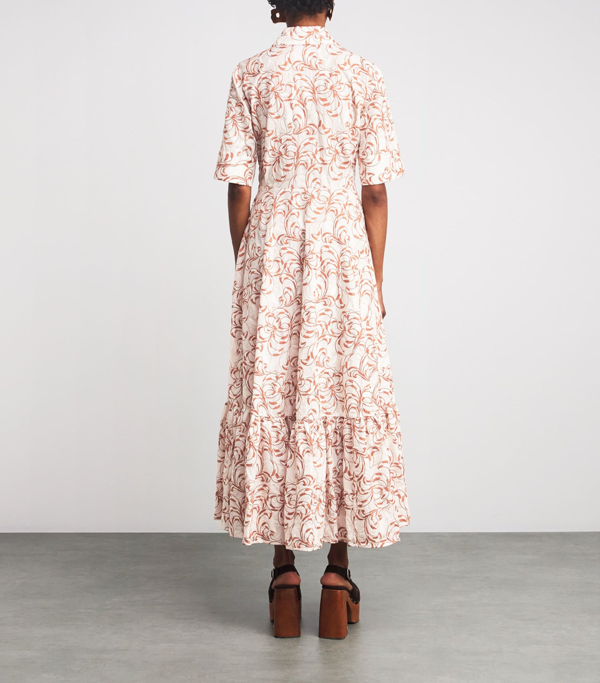 La Doublej Multi Embroidered San Pietro Maxi Dress