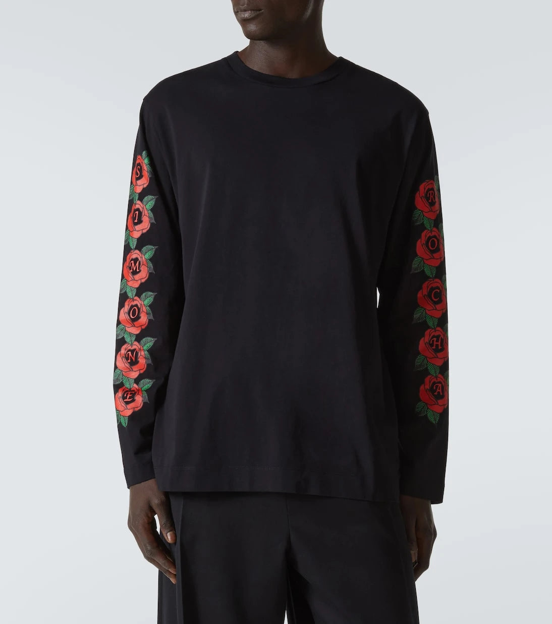Simone Rocha - Logo floral cotton jersey T-shirt