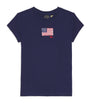 Ralph Lauren Kids Cotton Embroidered Flag T-Shirt (2-6 Years)