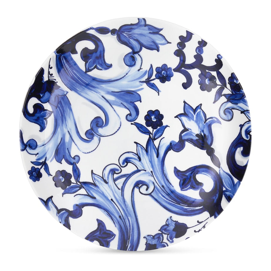 Dolce & Gabbana Casa Set of 2 Blu Mediterraneo Dinner Plates (26cm)