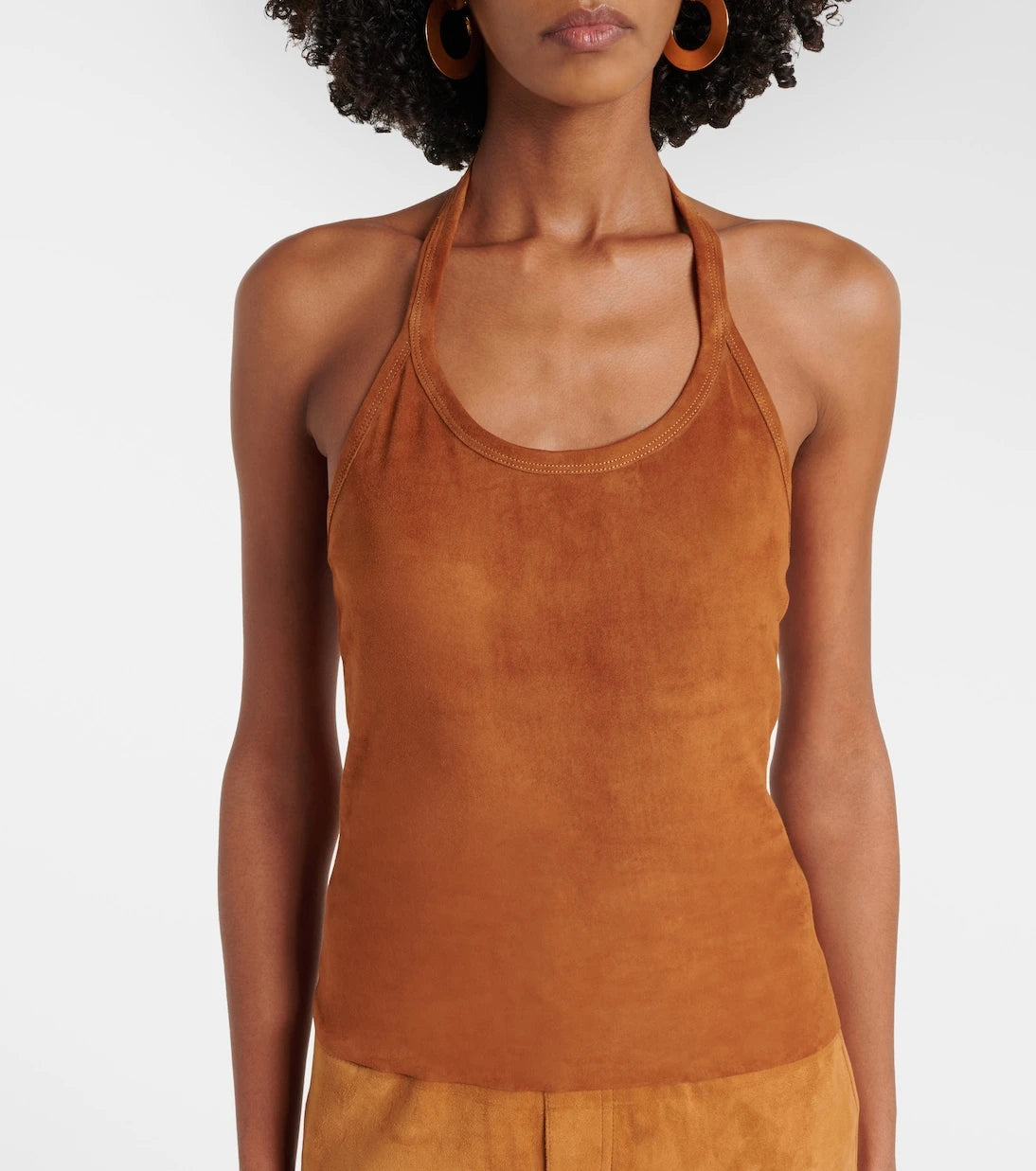 Stouls - Cherry suede minidress
