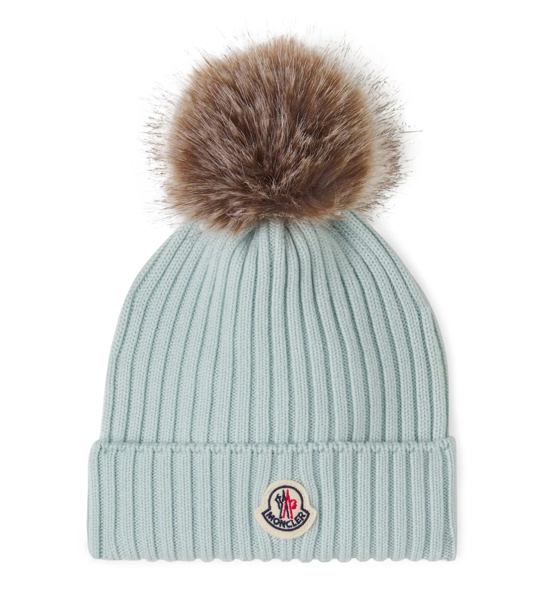 Moncler Enfant - Logo ribbed-knit virgin wool beanie