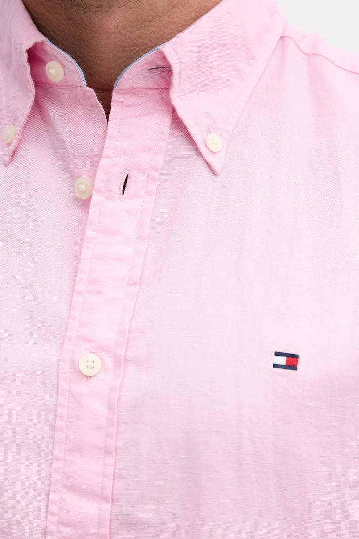 Tommy Hilfiger риза мъжка с лен