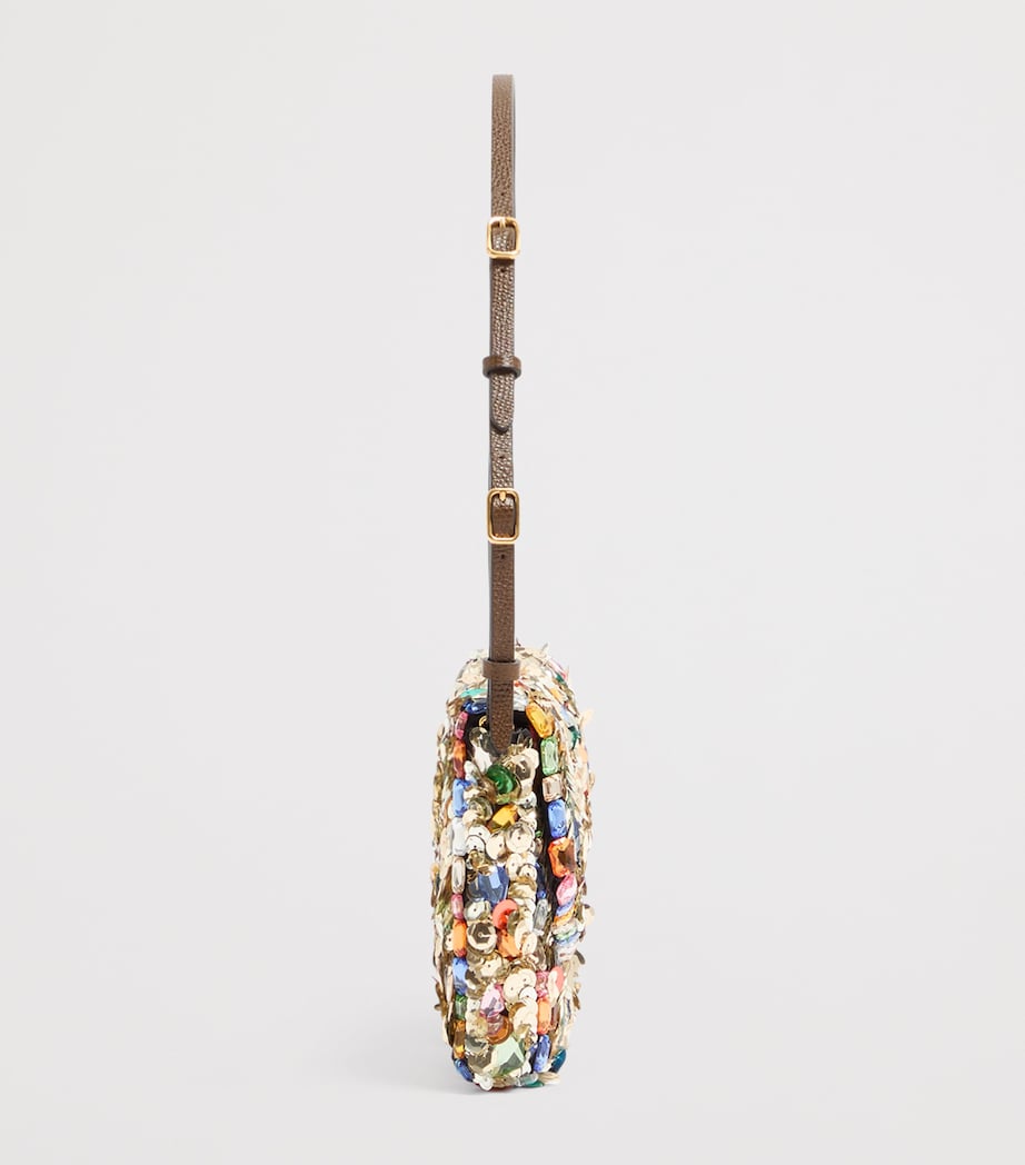 Small Embellished DeVain Shoulder Bag