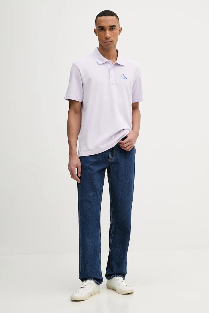 Calvin Klein Jeans erkek pamuklu yaka tişört